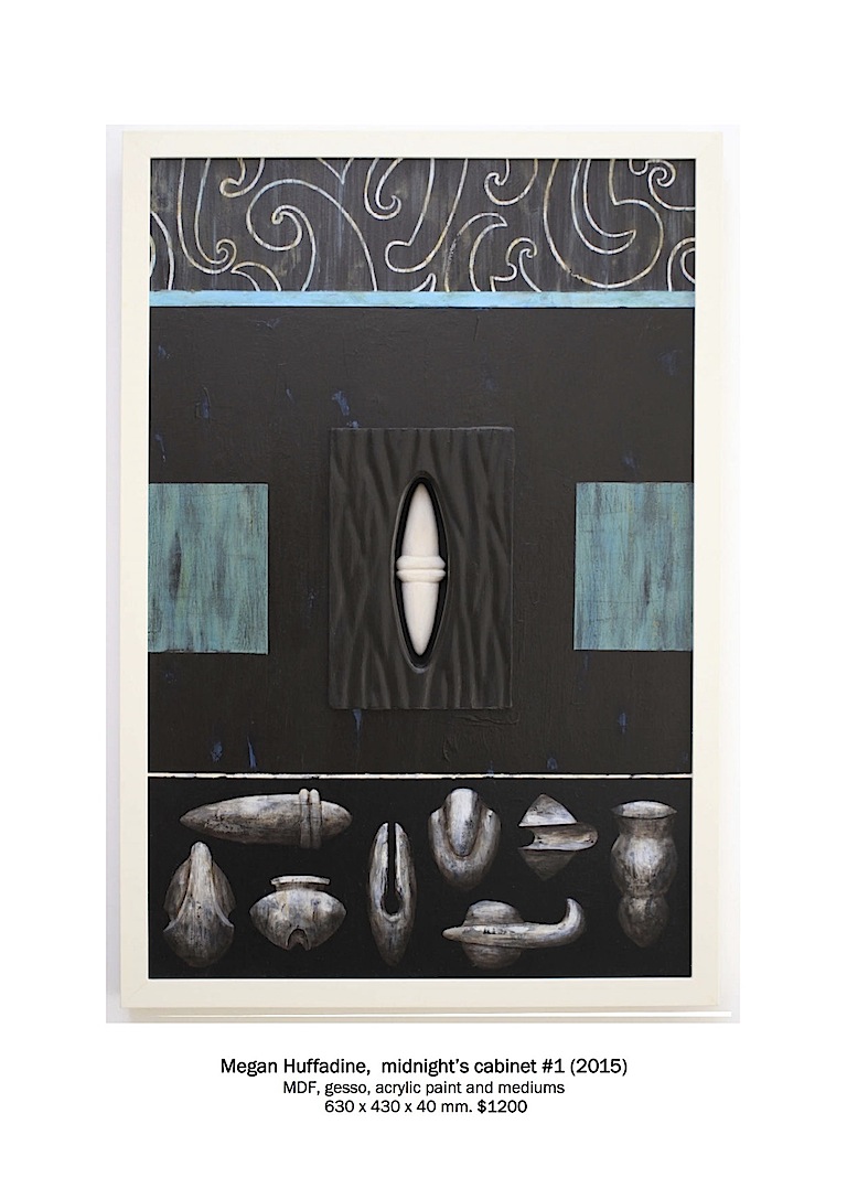 Megan Huffadine | Midnight's Cabinet #1 2015      |McAtamney Gallery and Design Store | Geraldine NZ